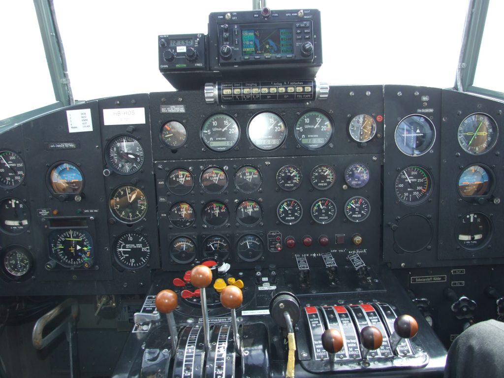 JU 52 Cockpit